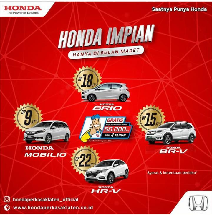 Promo Maret Spesial Honda Perkasa Klaten